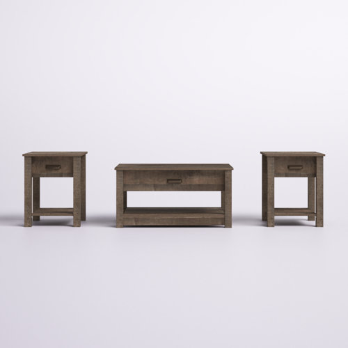 Foundstone™ Elida 3 Piece Living Room Table Set & Reviews Wayfair